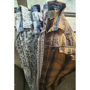 EUC 4-2XL Men's Moonshine Spirit Brad Paisley Pearl Snap Western Cowboy Rodeo